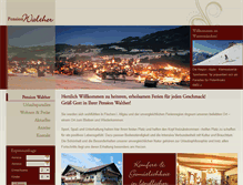 Tablet Screenshot of pension-walther.de